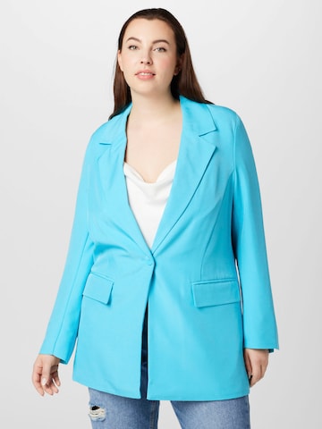 ONLY Carmakoma Blazer 'THEA' in Blue: front