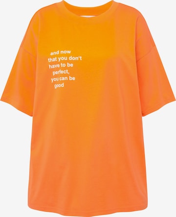 Studio Untold Shirt in Oranje: voorkant