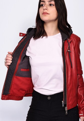 Maze Between-Season Jacket ' Mico ' in Red