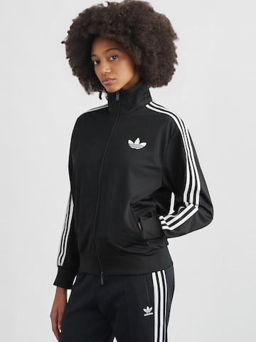 ADIDAS ORIGINALS Jopa na zadrgo | črna barva: sprednja stran