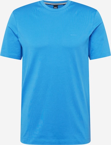 T-Shirt 'Thompson 01' BOSS Black en bleu : devant