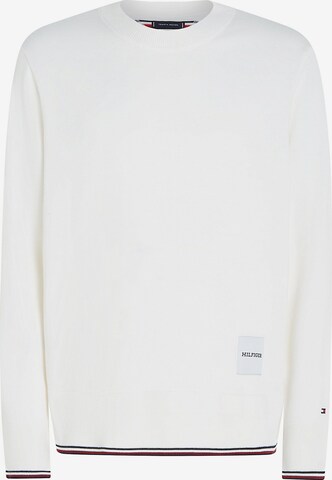 Pull-over TOMMY HILFIGER en blanc : devant