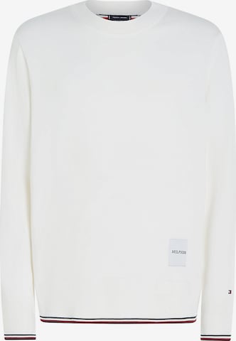 Pull-over TOMMY HILFIGER en blanc : devant