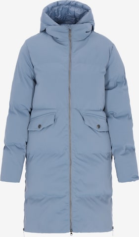 DreiMaster Vintage Wintermantel in Blauw: voorkant