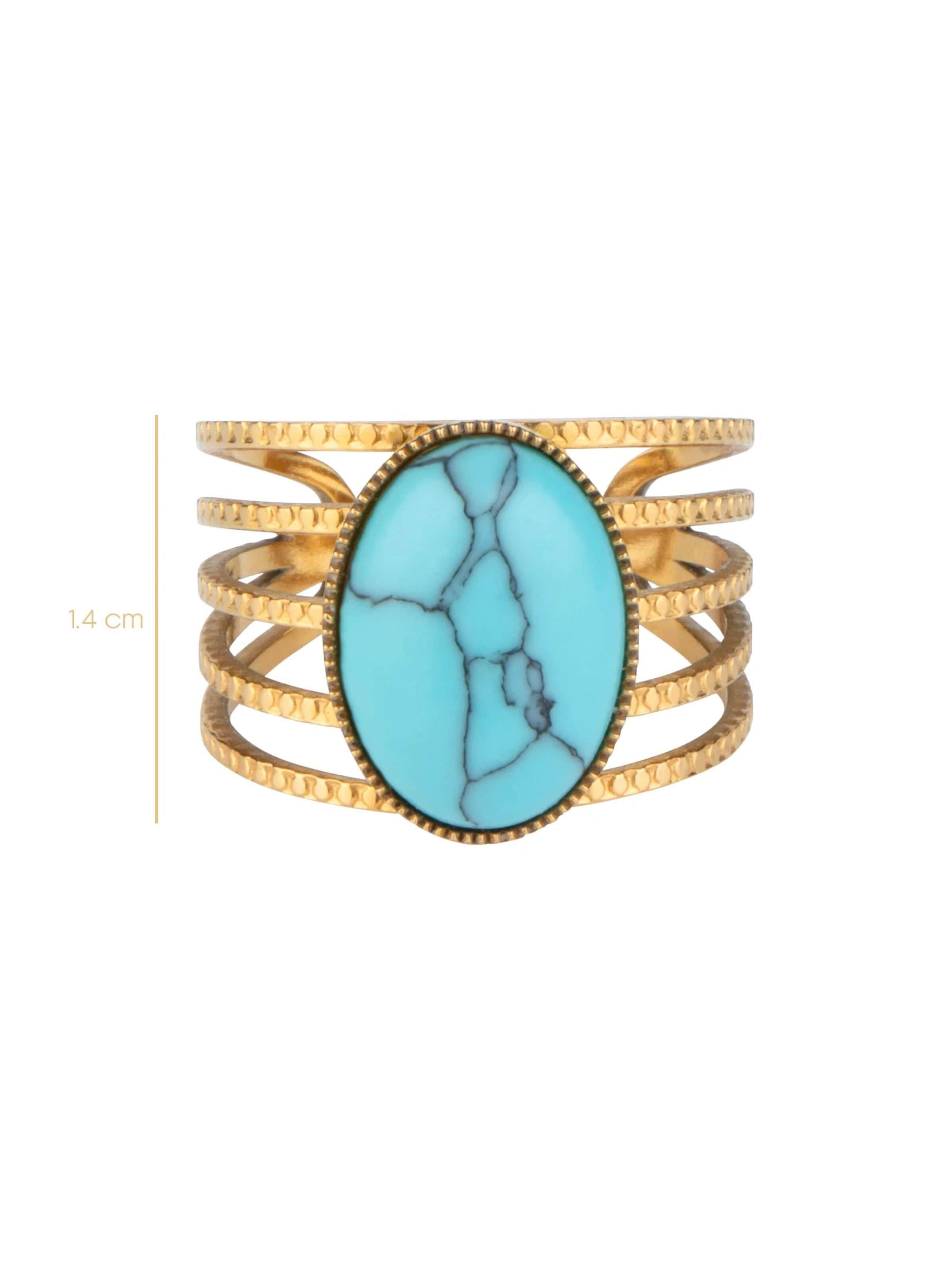 Bague 'Ring Bari' Chic by Lirette en bleu