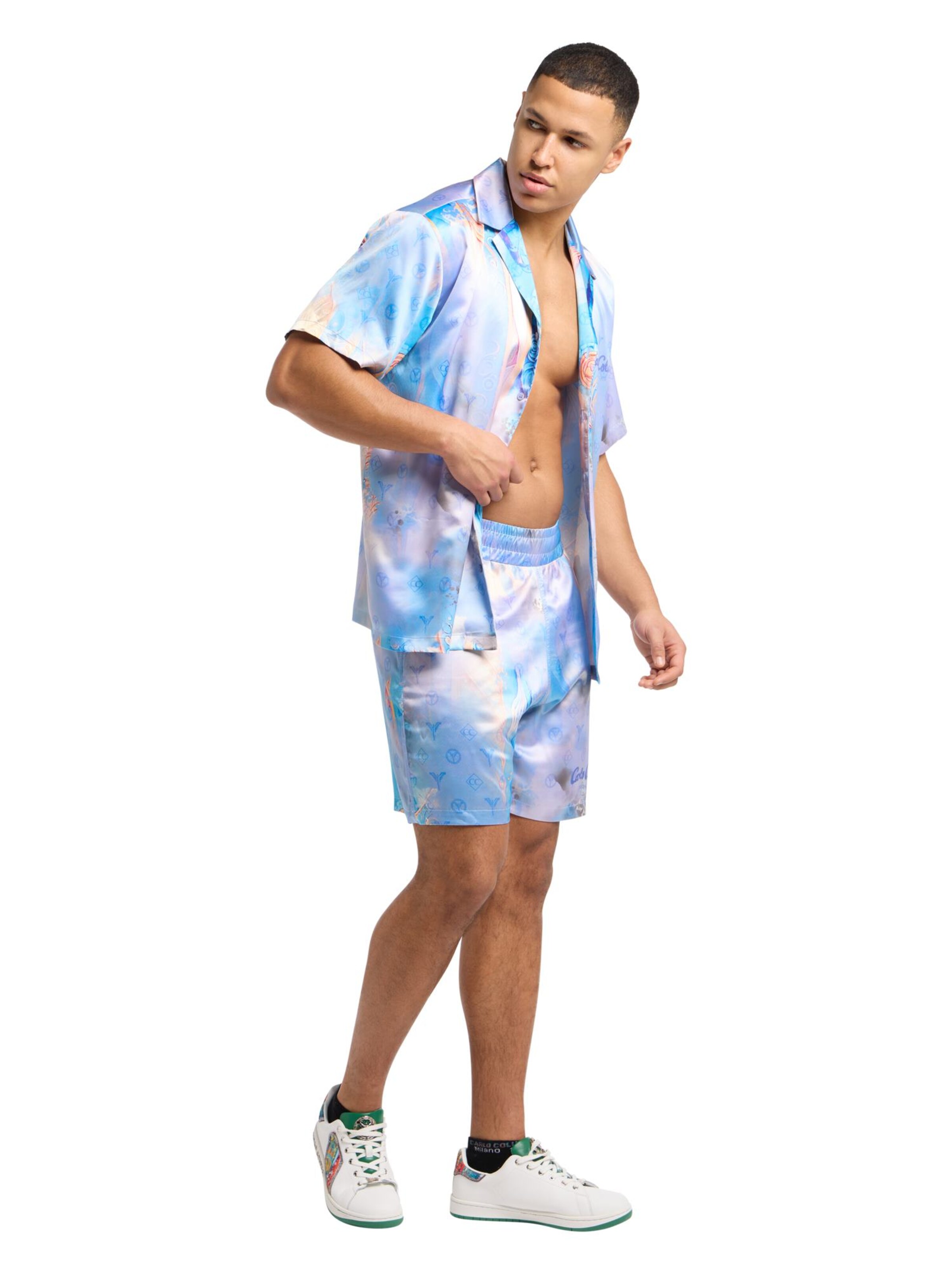 Carlo Colucci Comfort Fit Πουκάμισο 'Eikemann' σε μπλε