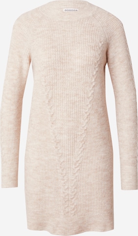 BONOBO Knitted dress in Beige: front