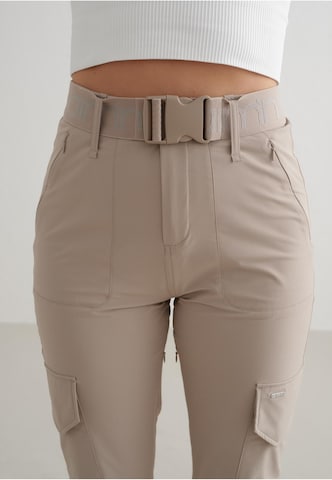 Aim'n Tapered Sportbroek in Beige