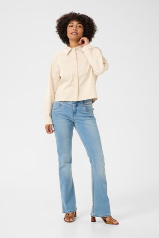 Chemisier 'Lorraine ' Cream en beige