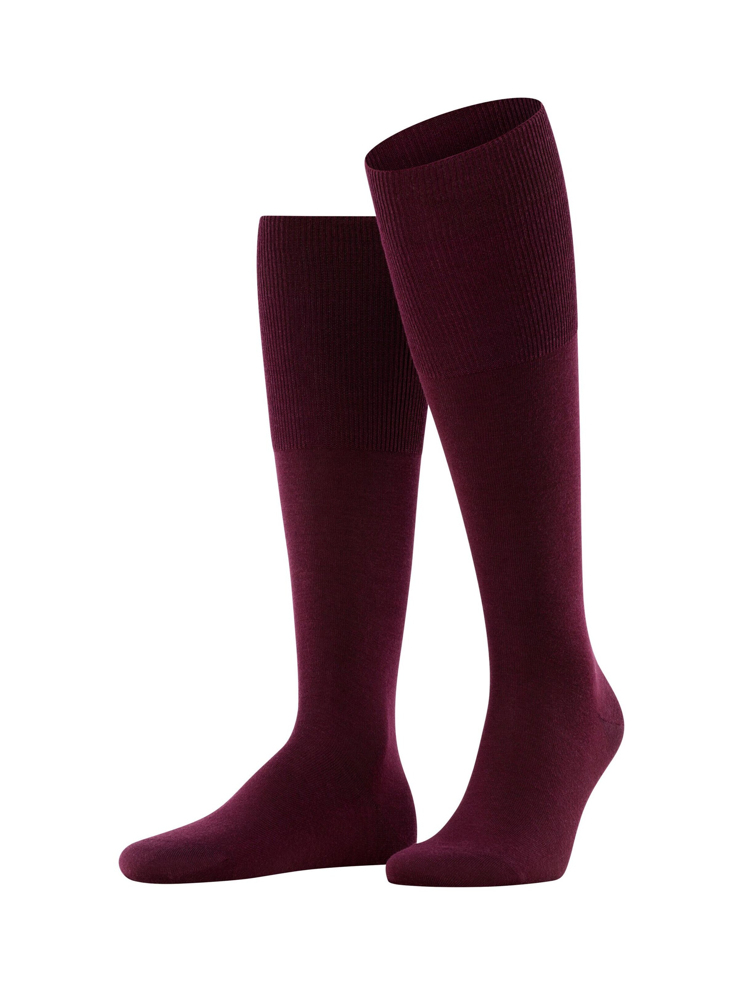 FALKE Knee High Socks 'Airport' in Red