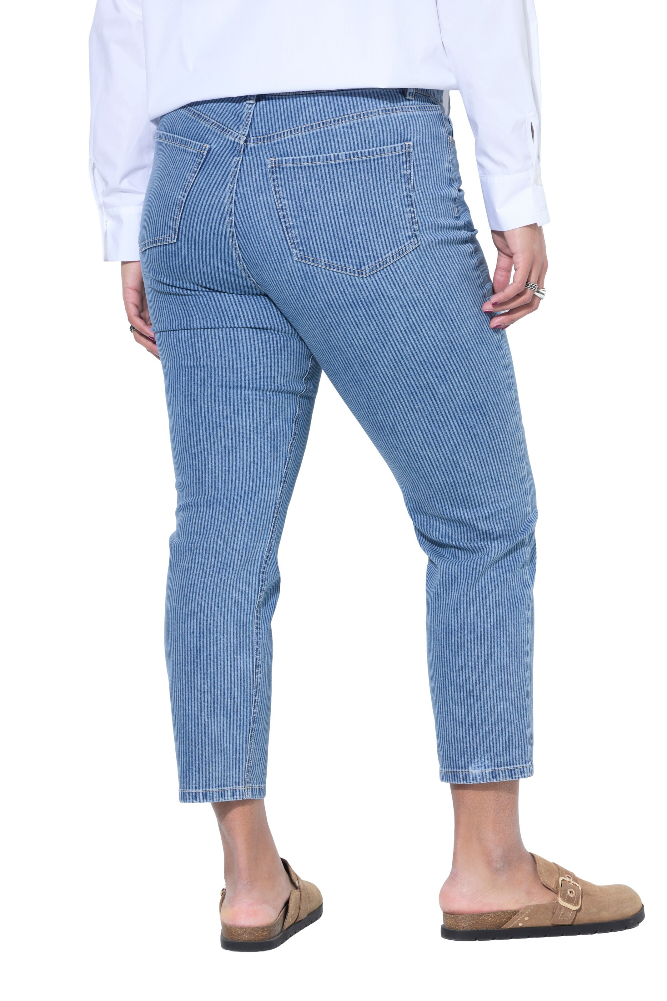 Studio Untold Slimfit Hose in Blau