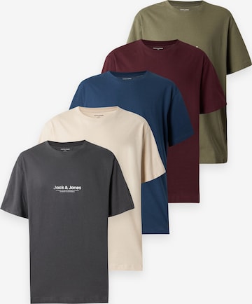 smėlio Jack & Jones Plus Marškinėliai 'JJVESTERBRO': priekis