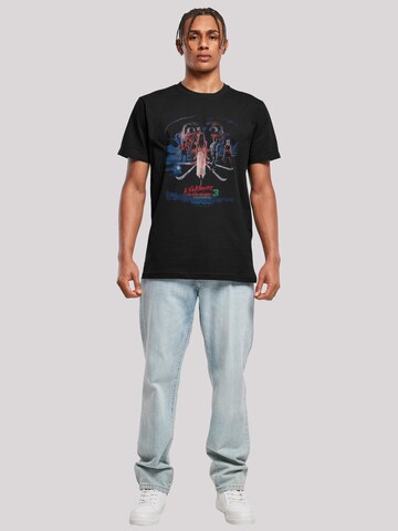 F4NT4STIC Shirt 'Nightmare On Elm Street Dream Warriors' in Zwart