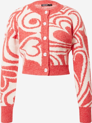 raudona Nasty Gal Kardiganas: priekis