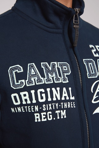 CAMP DAVID Sweat jacket in Blue