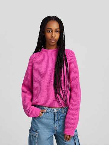 Pull-over Bershka en rose : devant