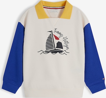 Pull-over TOMMY HILFIGER en bleu : devant
