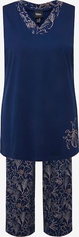 Ulla Popken Pajama in Blue: front