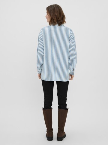 VERO MODA Bluse 'Jushi' i blå