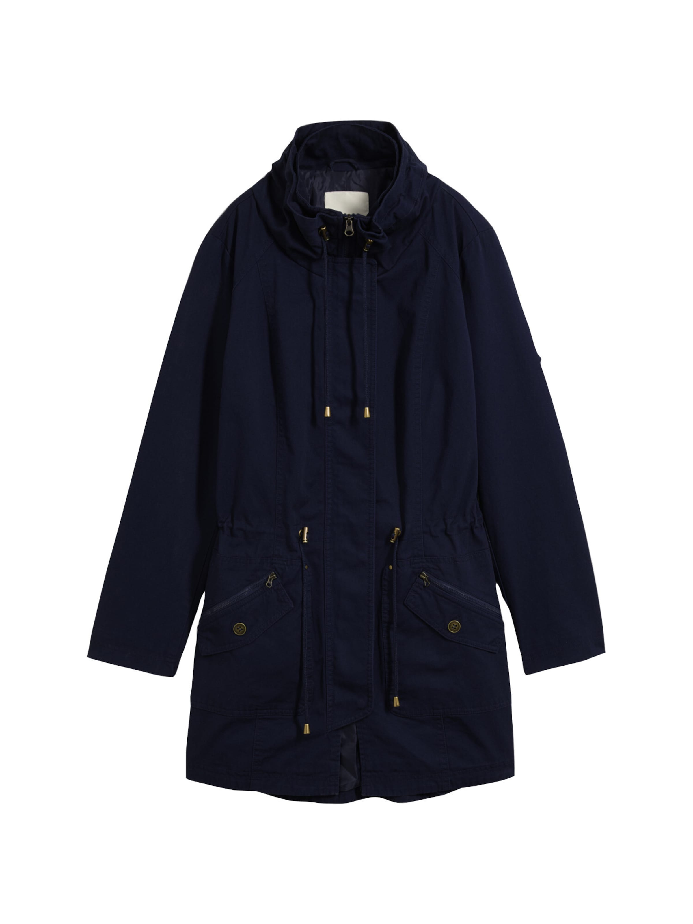 bonprix Between-Seasons Parka in Blue: front