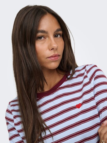 JDY T-shirt 'JDYPisa' i blå