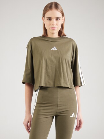 ADIDAS SPORTSWEAR Μπλουζάκι σε πράσινο: μπροστά