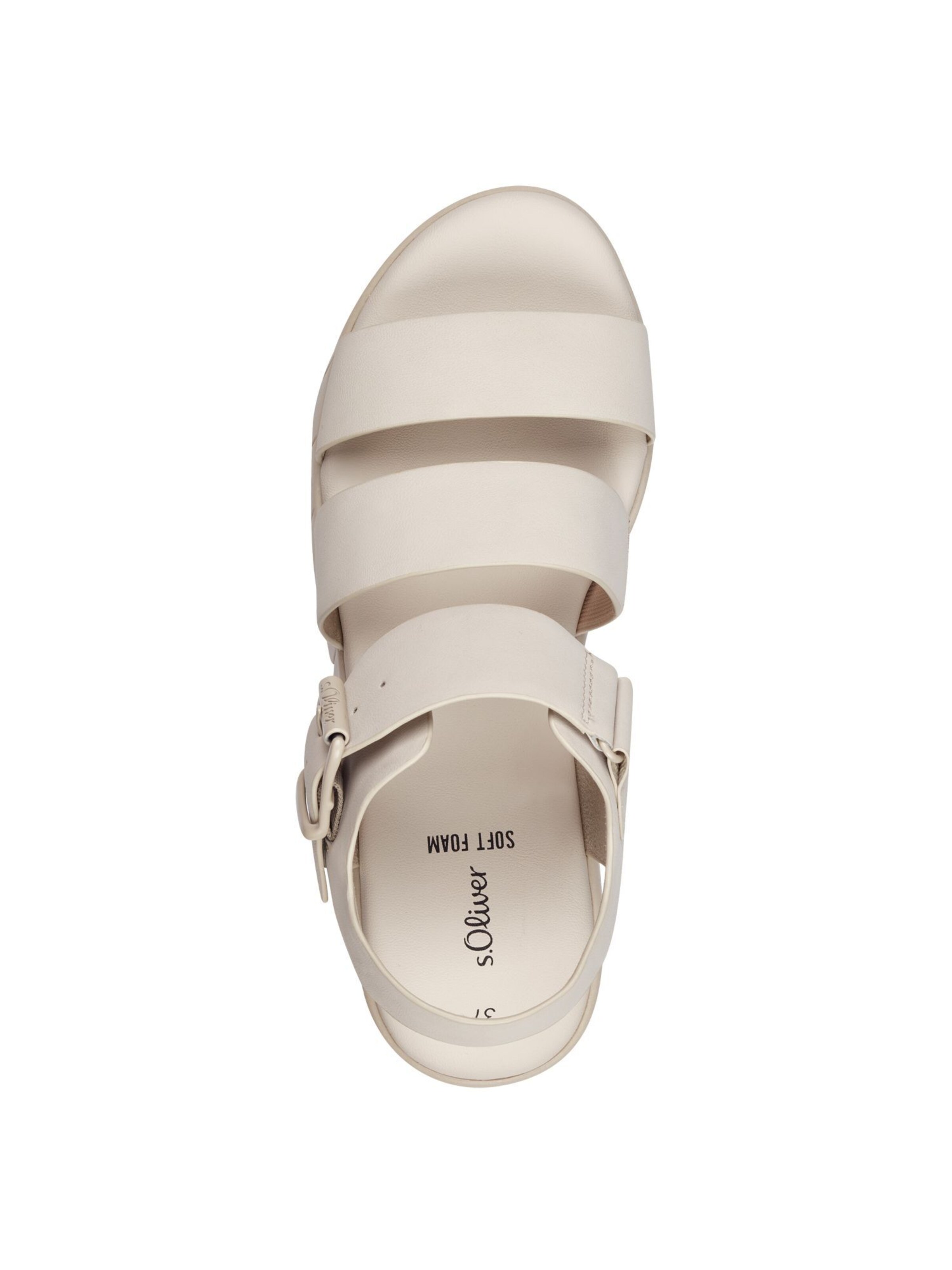 s.Oliver Sandaal in Beige