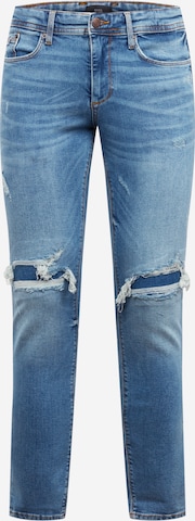 River Island - Skinny Calças de ganga 'ELLIOT' em azul: frente