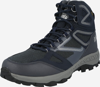 JACK WOLFSKIN Boot 'DOWNHILL' i mörkblå / grå / vit, Produktvy