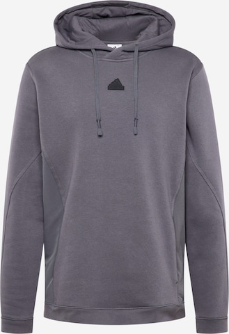 ADIDAS SPORTSWEAR Athletic Sweatshirt 'City Escape' in Grey: front