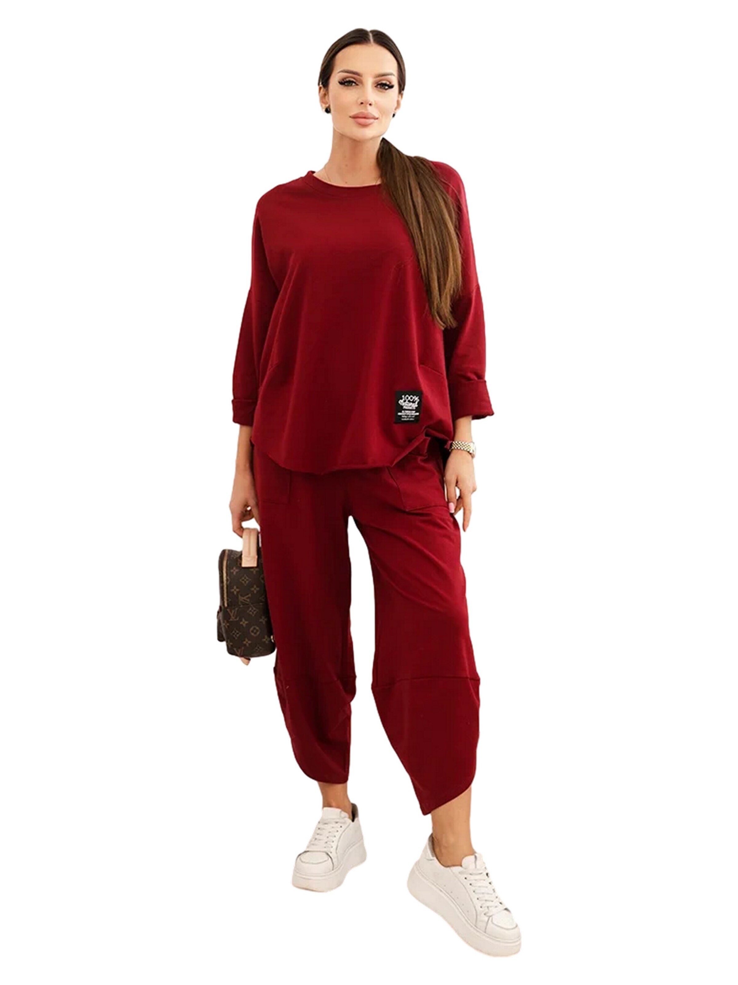 Lumera Domácí oblečení 'Cerise' – červená: přední strana