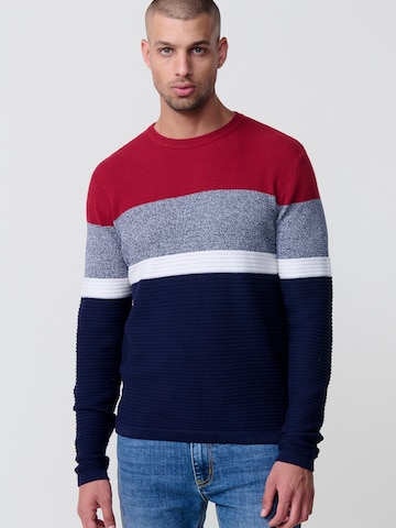 KOROSHI Strickpullover in Rot: Vorderseite