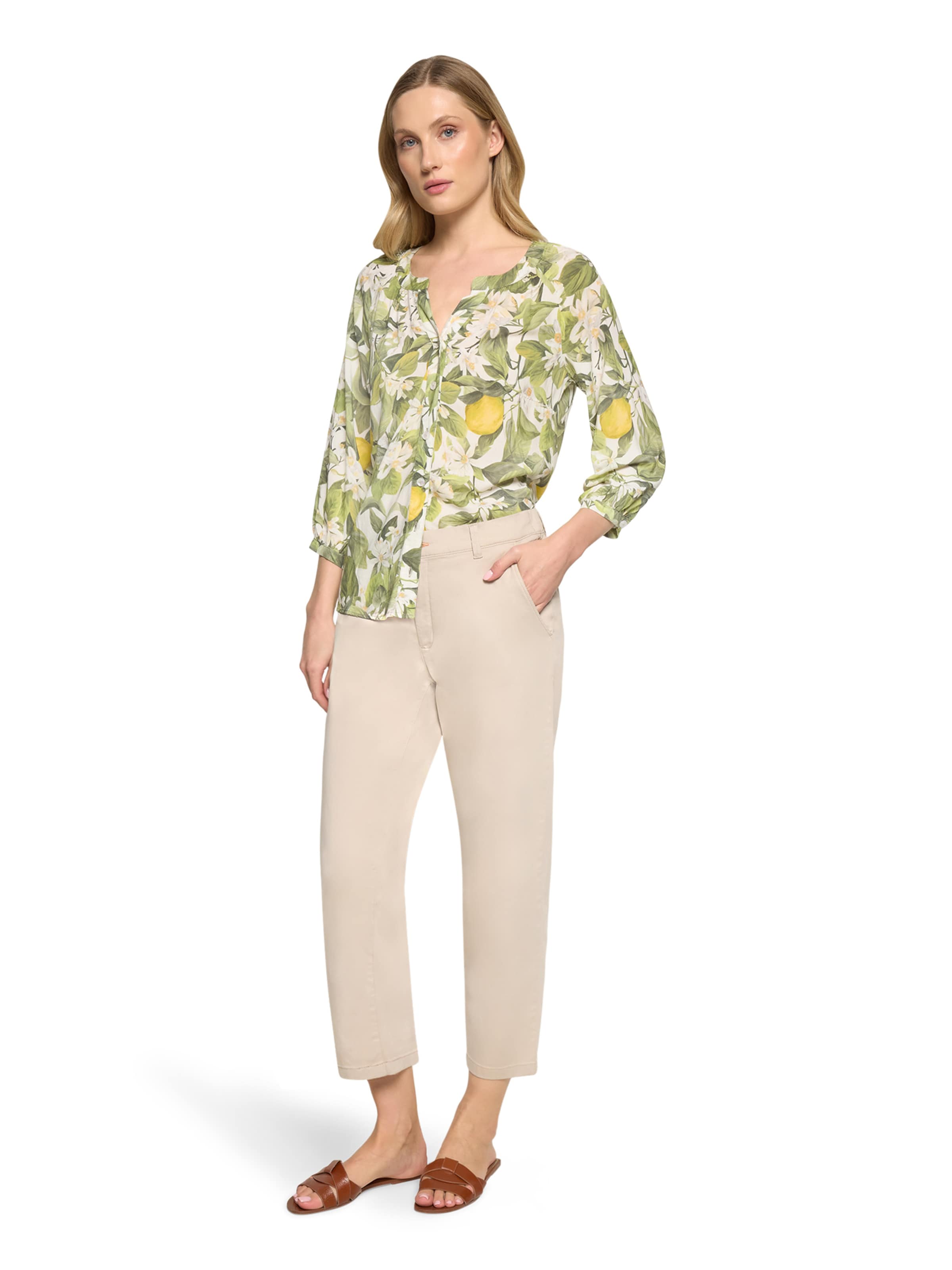 Cartoon Blouse in White