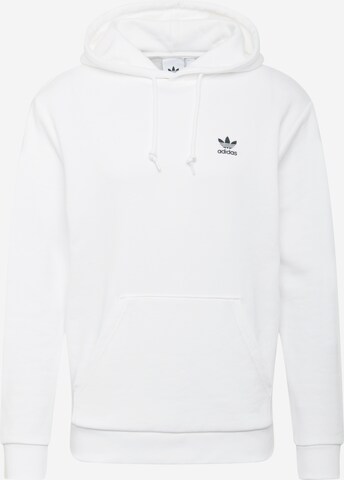 ADIDAS ORIGINALS Sweatshirt 'Trefoil Essentials' in White: front