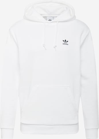 ADIDAS ORIGINALS Sweatshirt 'Trefoil Essentials' i hvid: forside