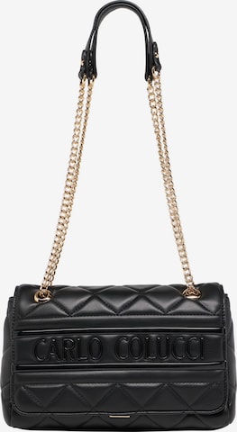 Sac bandoulière 'Fambri' Carlo Colucci en noir : devant