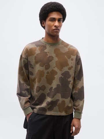 SCOTCH & SODA Sweatshirt i grön: framsida