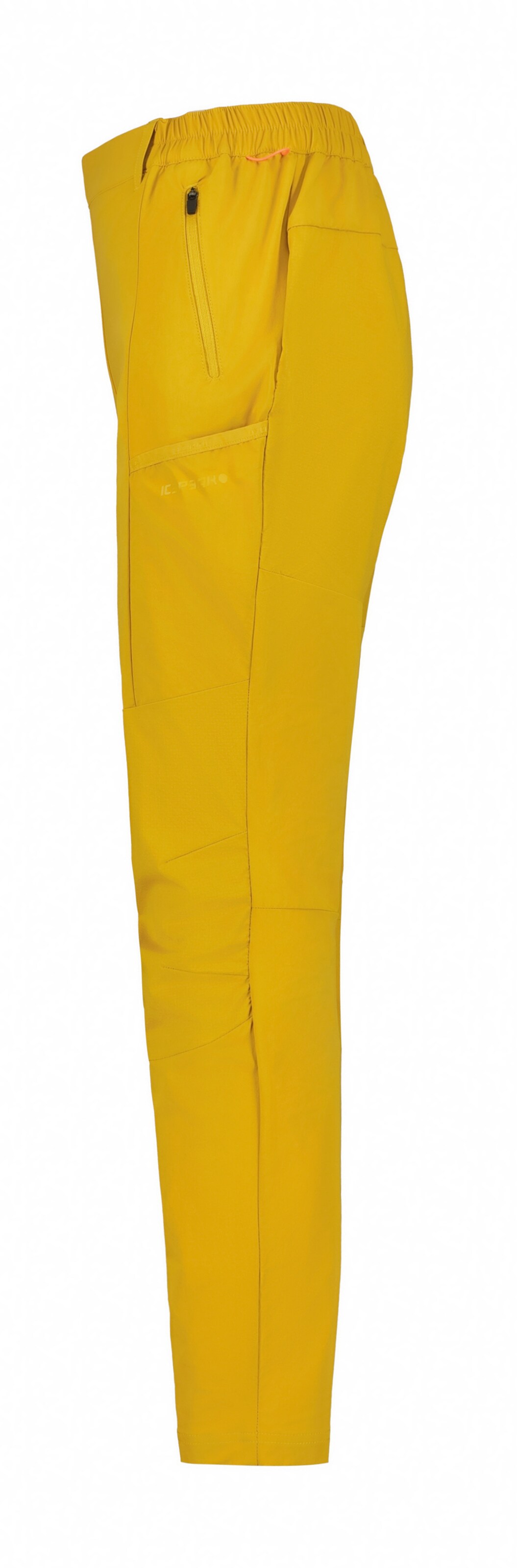 ICEPEAK Slim fit Outdoor trousers 'DELL' in Yellow