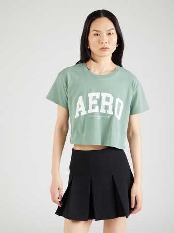 AÉROPOSTALE T-Shirt in Grün: Vorderseite