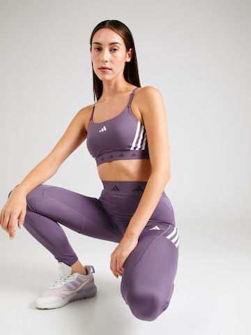 ADIDAS PERFORMANCE Bustier Sportmelltartók 'Aeroreact Hyperglam' - lila