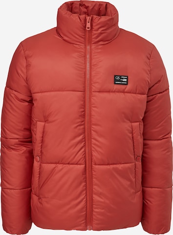 QS Between-Season Jacket in Orange: front