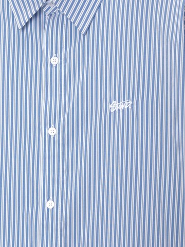Pull&Bear Regular Fit Hemd in Blau