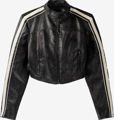 Bershka Between-season jacket in Black / White, Item view