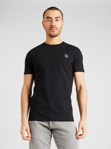 Just Cavalli - Camiseta en negro: frente