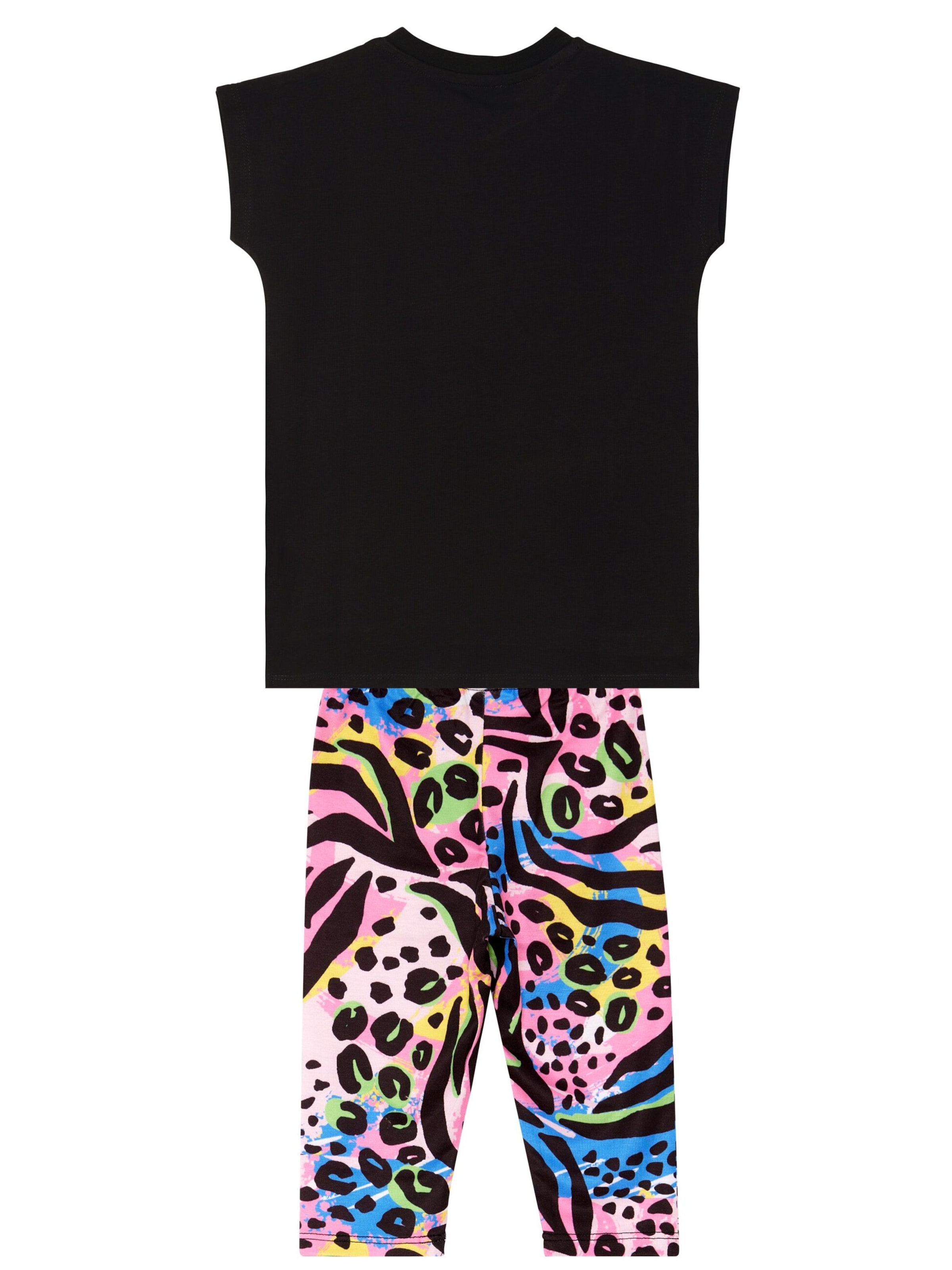 Tuta da jogging 'Good Vibes' di Denokids in nero