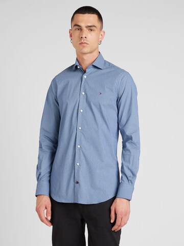 TOMMY HILFIGER Regular fit Button Up Shirt in Blue: front