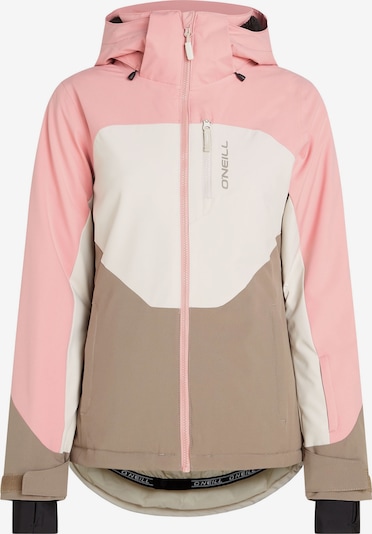 O'NEILL Outdoorjacke 'Carbonite' in khaki / pink / weiß, Produktansicht