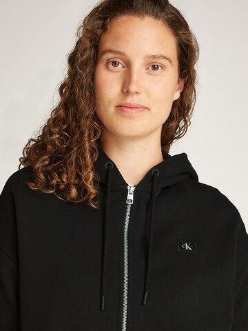 Calvin Klein Jeans Sweat jacket in Black