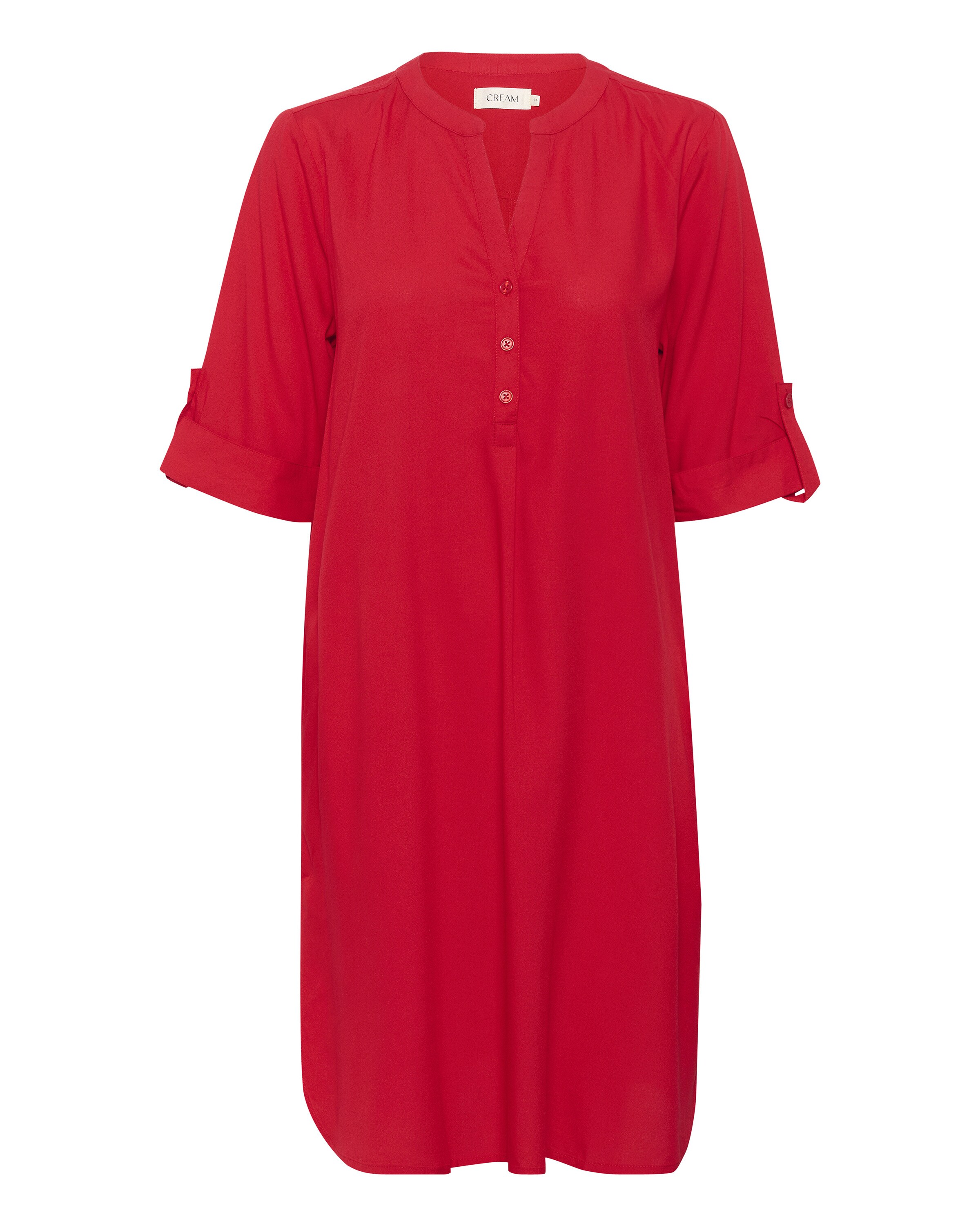 Cream Blusekjole 'Tiah' i rød: forside