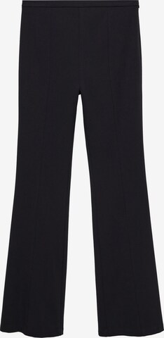 Flared Pantaloni 'Bell' di MANGO in nero: frontale